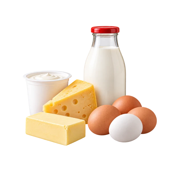 Молочные продукты и яйцо