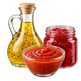 Соусы, заправки, джемы