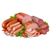 Колбасы, сосиски, ветчина