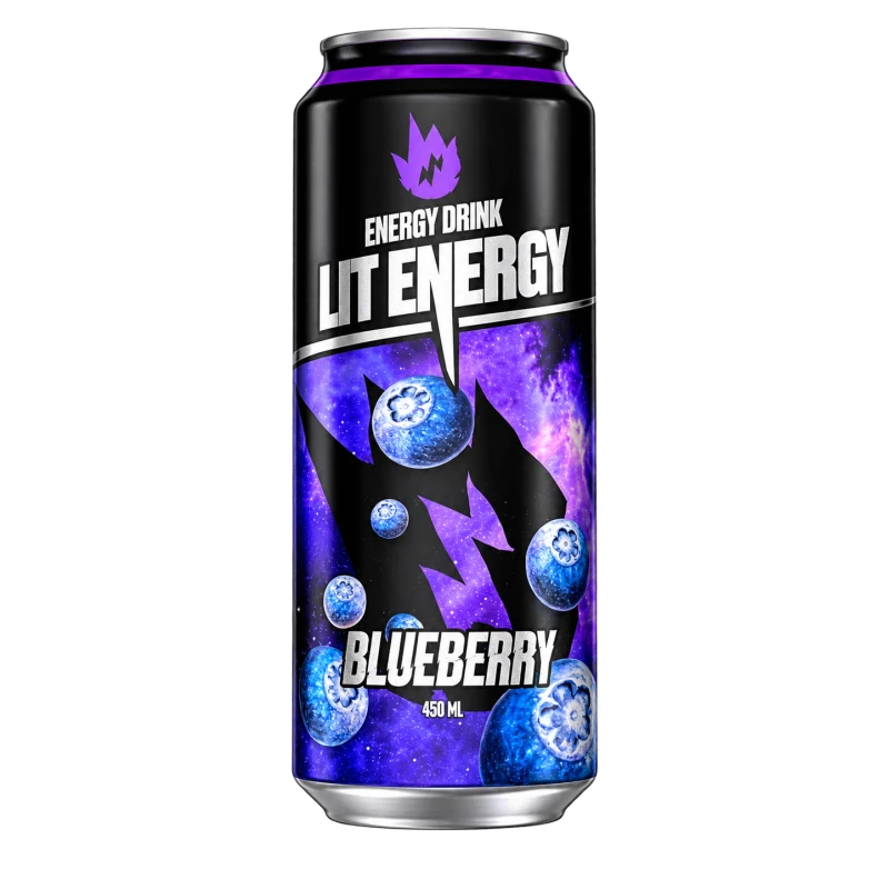 Напиток энергетический Lit Energy Blueberry со вкусом черники