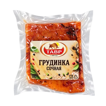 Грудинка Сочная Тавр копчено-вареная
