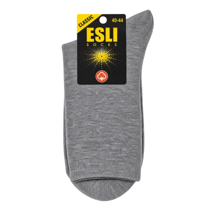 Носки мужские ESLI BASIC 18С-6/2СПЕ серые, размер 25-27