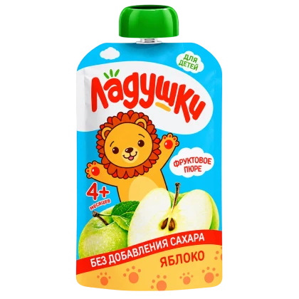 Пюре фруктовое Ладушки из яблок