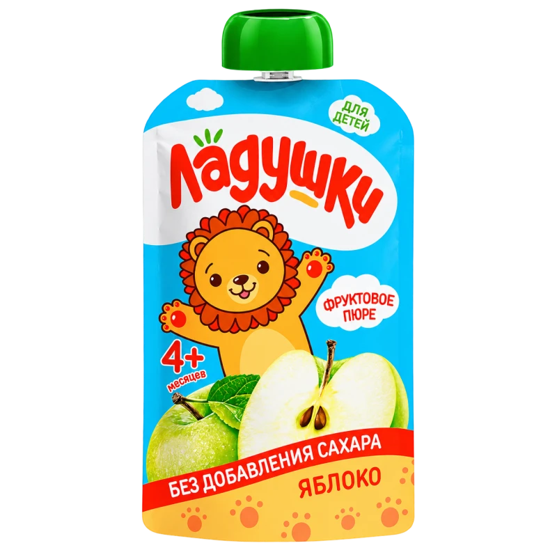 Пюре фруктовое Ладушки из яблок