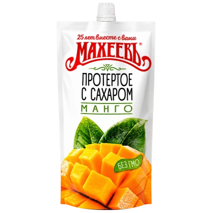Манго протертое с сахаром «Махеевъ»