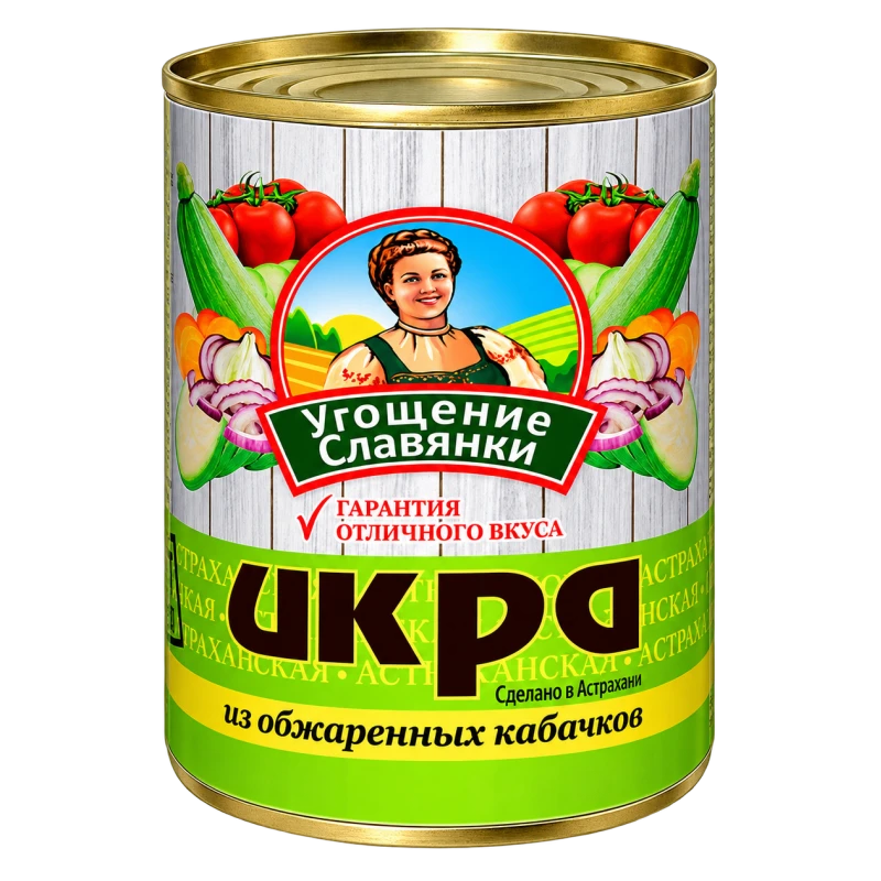 Икра из кабачков Угощение Славянки