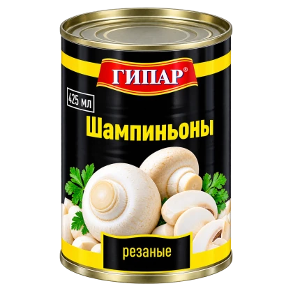 Шампиньоны Эколенд резаные