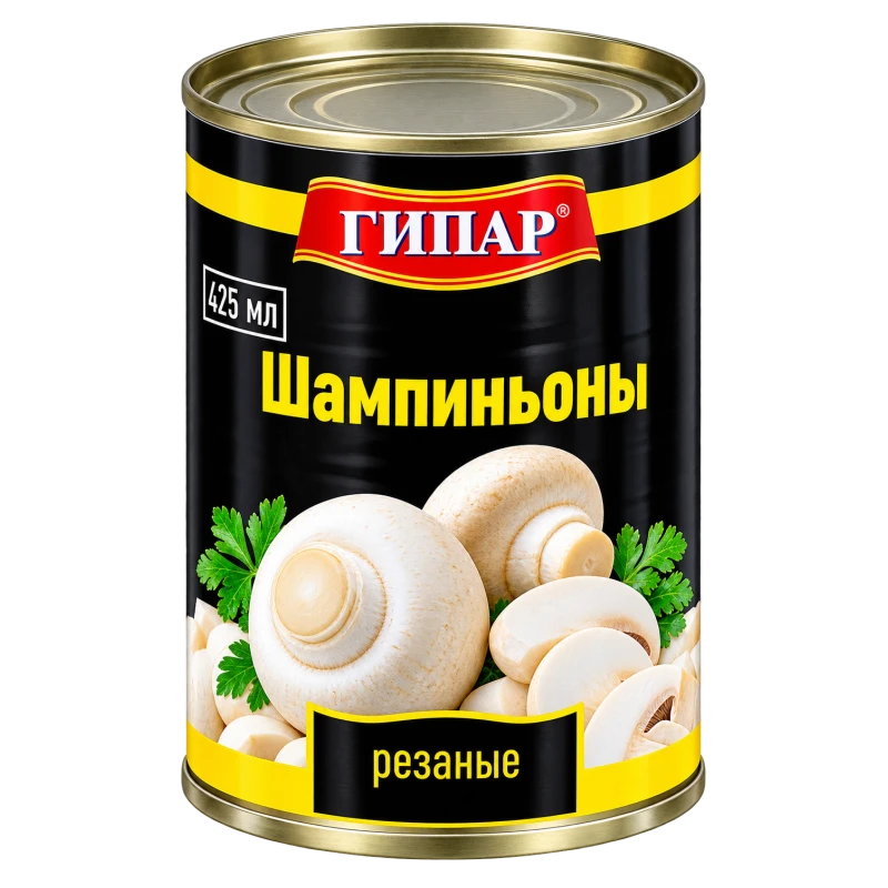 Шампиньоны Эколенд резаные