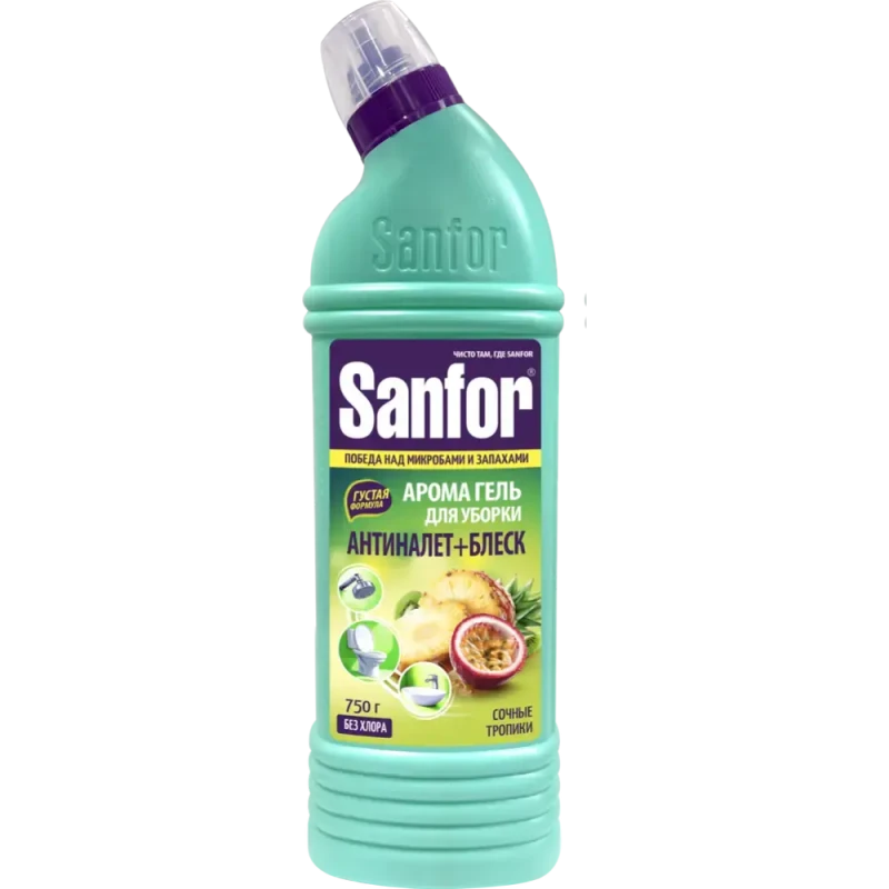 Гель для сантехники SANFOR АРОМА Сочные тропики