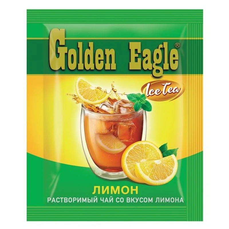 Чай растворимый со вкусом лимона Golden Eagle