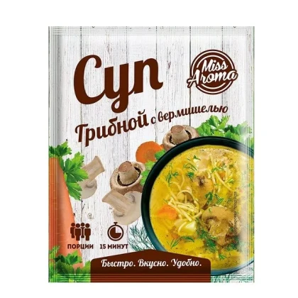 Суп грибной с вермишелью Эстетика Вкуса