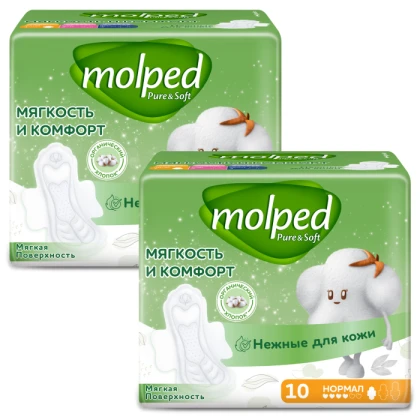 Прокладки гигиенические Molped Pure&Soft Normal 20 шт