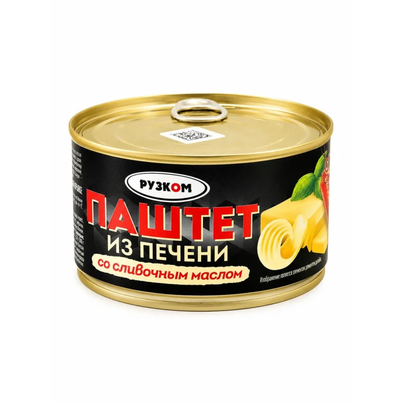 Паштет Рузком из печени со сливочным маслом