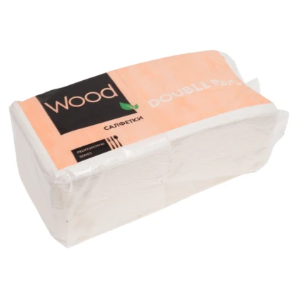 Салфетка бумажная WOOD double pack