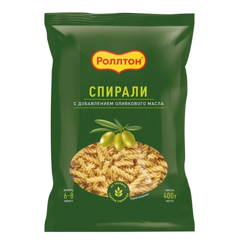 Макаронные изделия Роллтон Спирали с оливковым маслом