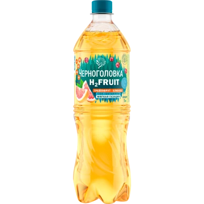 Напиток безалкогольный среднегазированный Черноголовка H2FRUIT Грейпфрут-Клюква