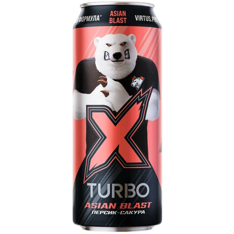 Энергетический напиток X-Turbo Персик-Сакура