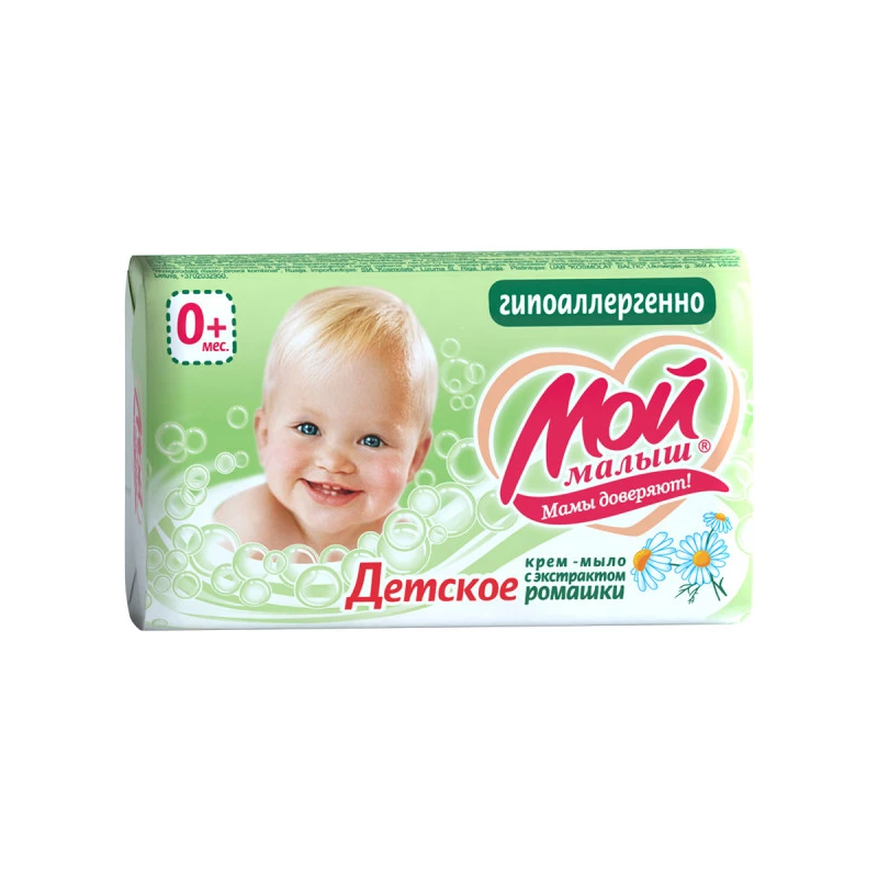 Крем-мыло детское Мой малыш с экстрактом ромашки