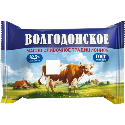 Масло сливочное Белый Медведь Волгодонское Традиционное 82,5%