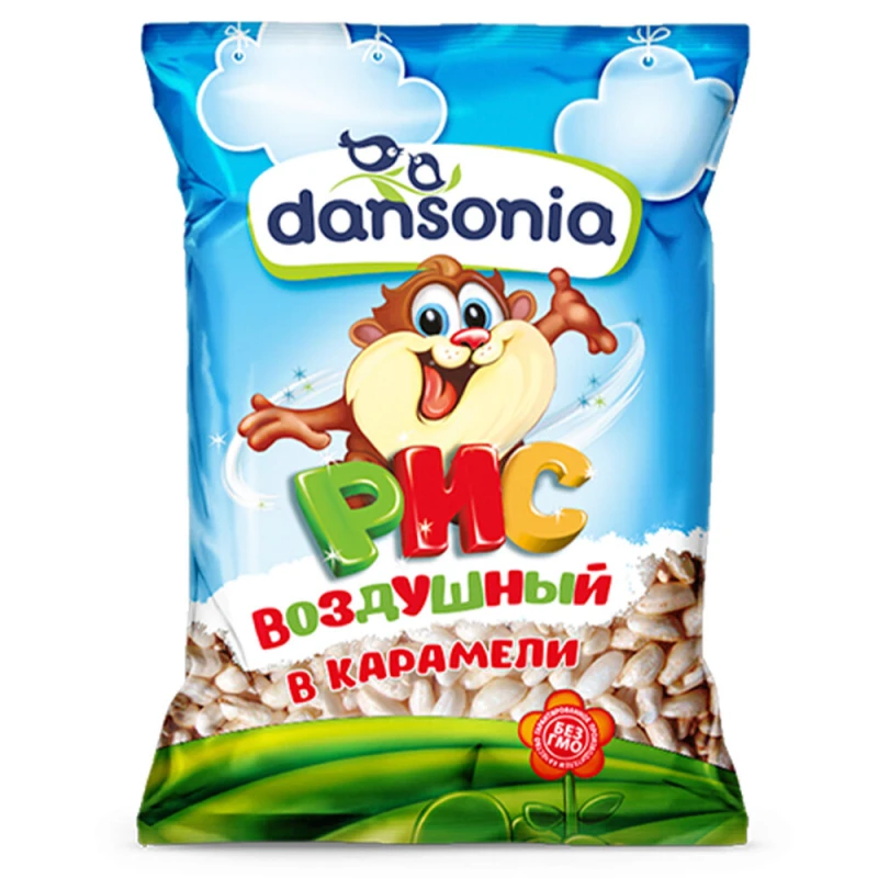 Рис воздушный в карамели Дансония