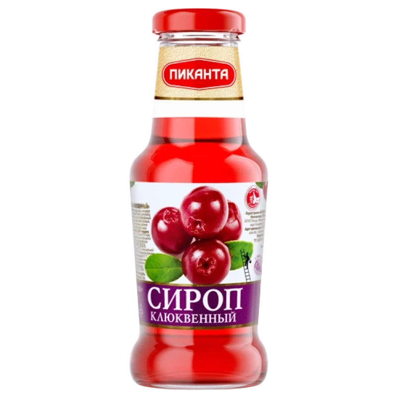 Сироп Пиканта клюквенный