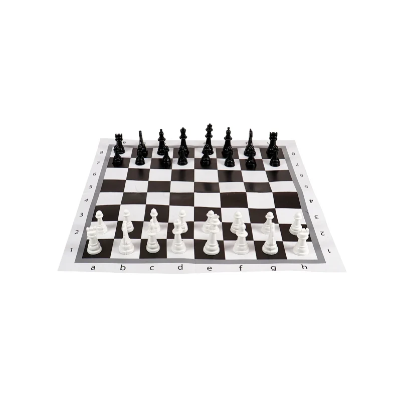 Шахматы и шашки классические с полем 28,5×28,5 см ИН-0159