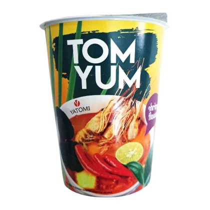 Лапша быстрого приготовления Yatomi Tom Yum со вкусом креветки