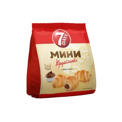 Мини-круассаны 7 DAYS с кремом какао