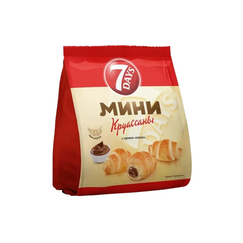 Мини-круассаны 7 DAYS с кремом какао