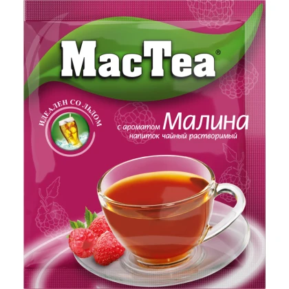Напиток чайный растворимый MacTea с ароматом малины
