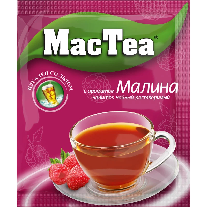 Напиток чайный растворимый MacTea с ароматом малины