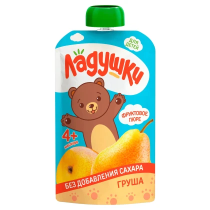Ладушки Пюре фруктовое из груш