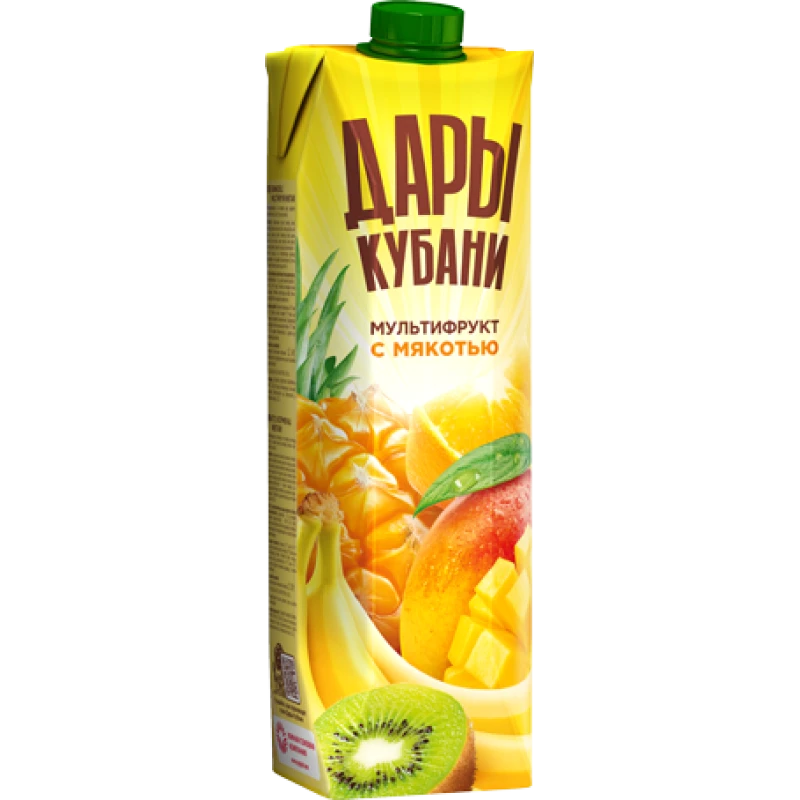 Нектар Дары Кубани мультифруктовый с мякотью
