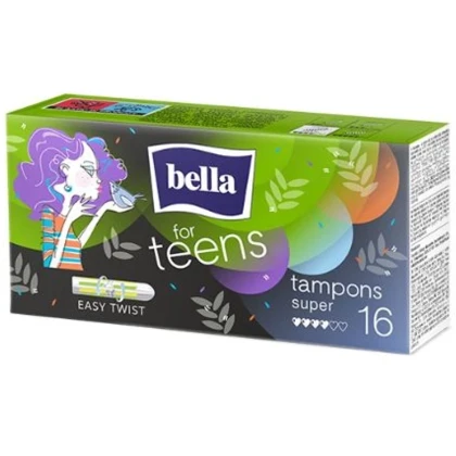 Тампоны Bella for Teens Super без аппликатора