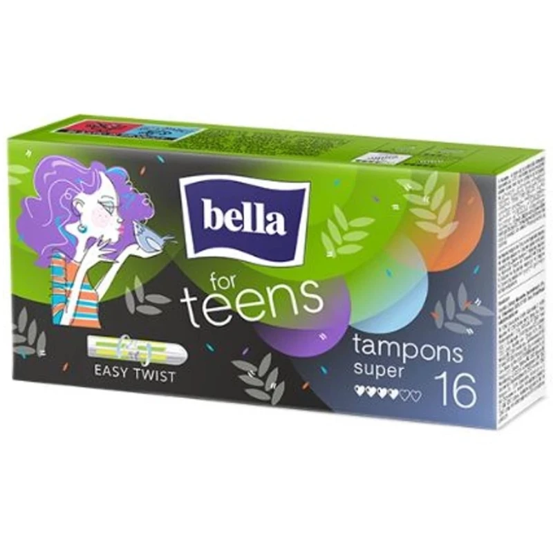Тампоны Bella for Teens Super без аппликатора