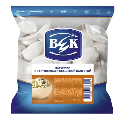 Вареники ВЕК Фирменные с картофелем и квашеной капустой
