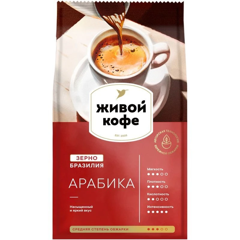 Кофе Живой Кофе Arabica в зернах