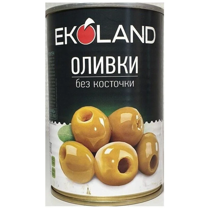 Оливки EKOLAND без косточки