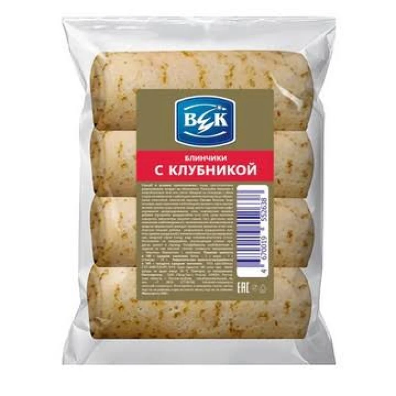 Блинчики ВЕК Фирменные с клубникой