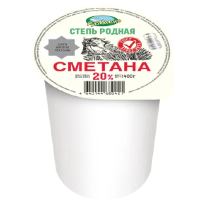 Сметана Степь Родная 20%