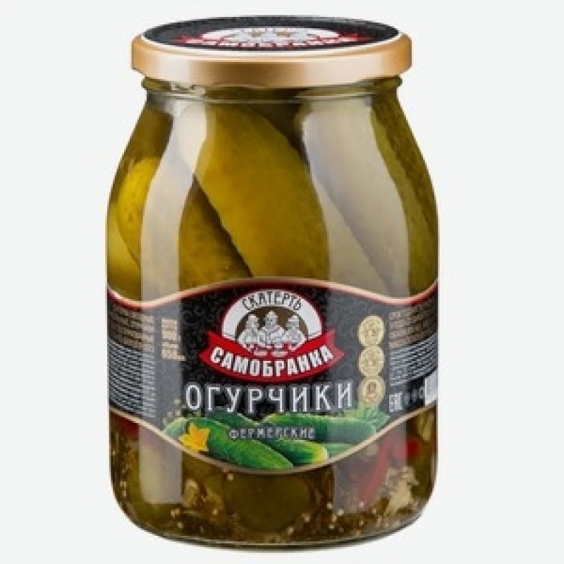 Огурчики Фермерские Скатерть-Самобранка маринованные