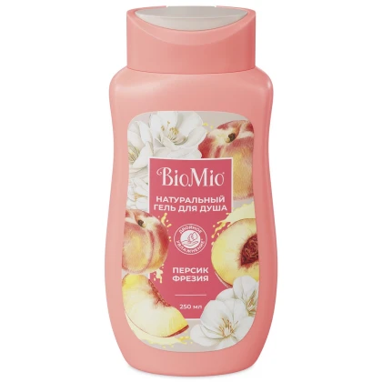 Натуральный гель для душа BioMio BIO SHOWER GEL с маслом персика