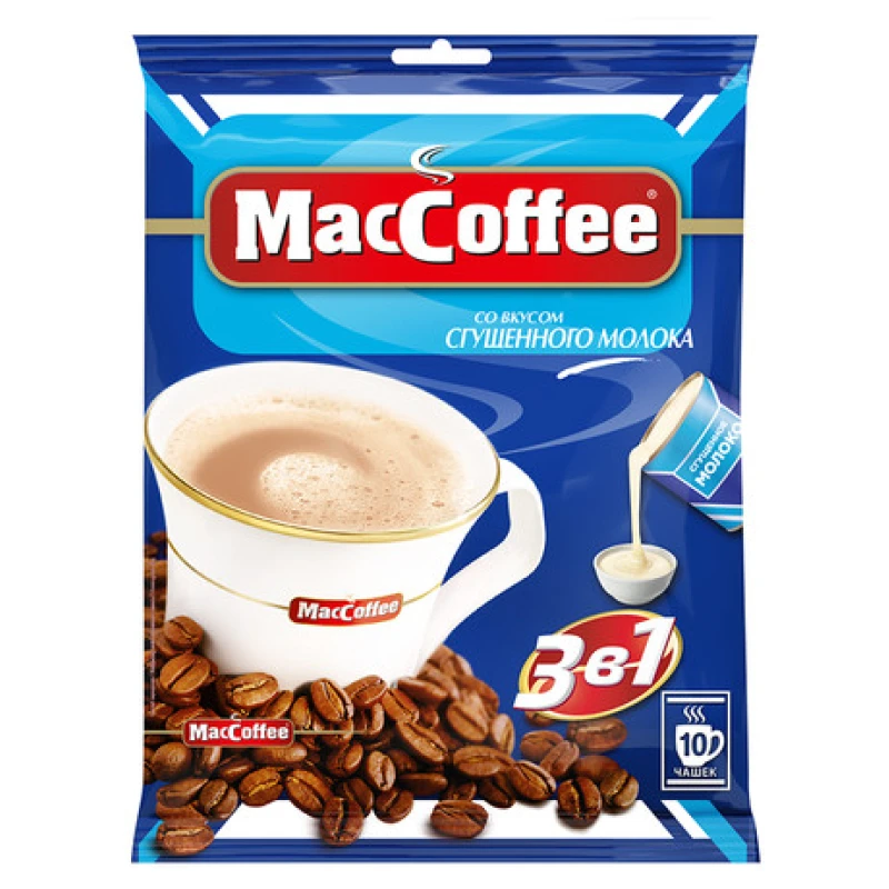Кофейный напиток MacCoffee 3 в 1 Сгущенное молоко