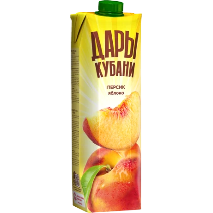Нектар персиково-яблочный с мякотью Дары Кубани