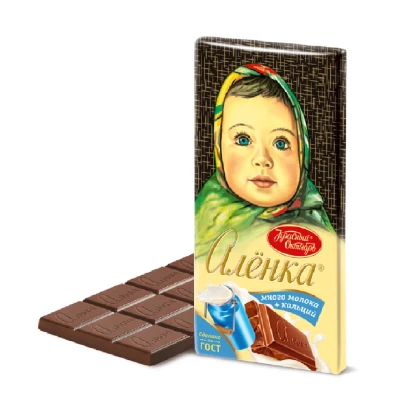 Шоколад Красный Октябрь Алёнка Много молока молочный