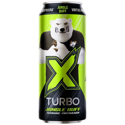 Энергетический напиток X-Turbo со вкусом ананас-питахайя