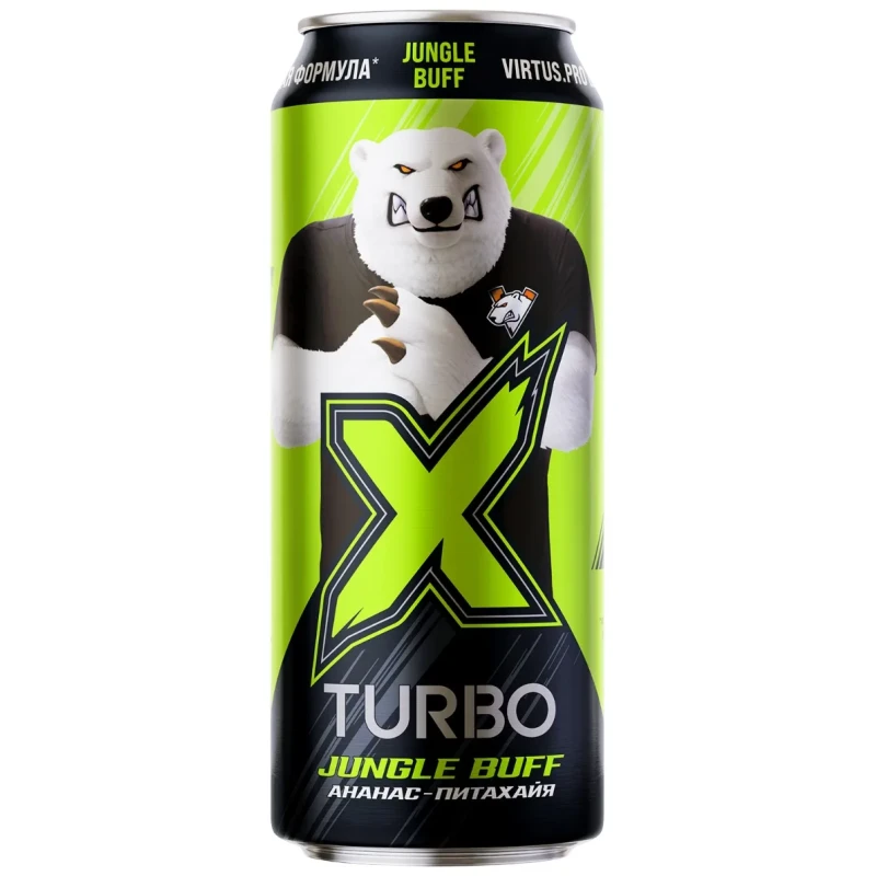 Энергетический напиток X-Turbo со вкусом ананас-питахайя