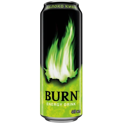 Энергетический напиток Burn Яблоко-Киви