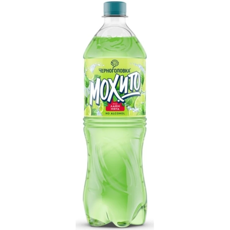 Напиток безалкогольный среднегазированный «Коктейль Мохито со вкусом лайма и мяты» Черноголовка