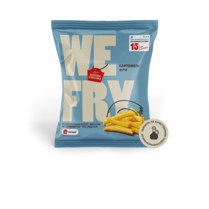 Картофель фри WE FRY, замороженный, предобжаренный